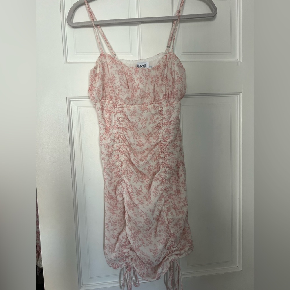 Pink flower dress